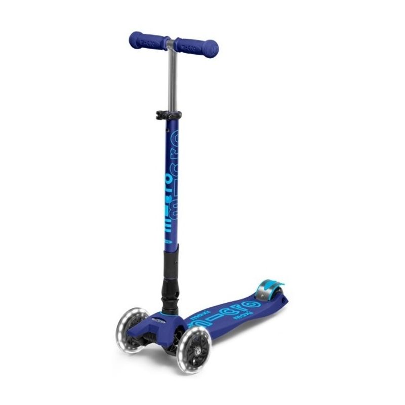 Monopatin Maxi Deluxe Plegable Led Navy Blue