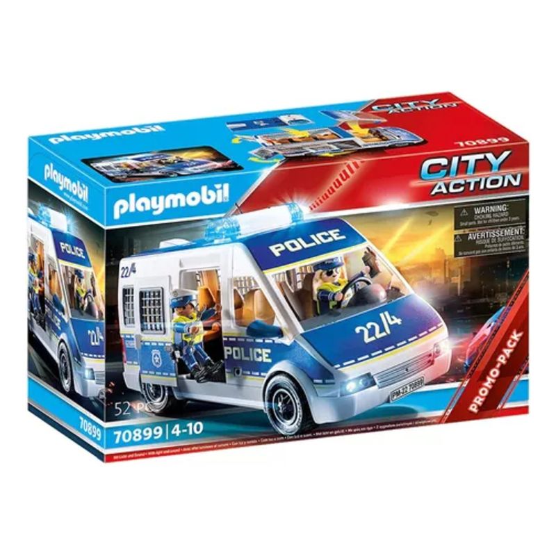Playmobil City Action Coche De Policia Luz Y Sonido 70899
