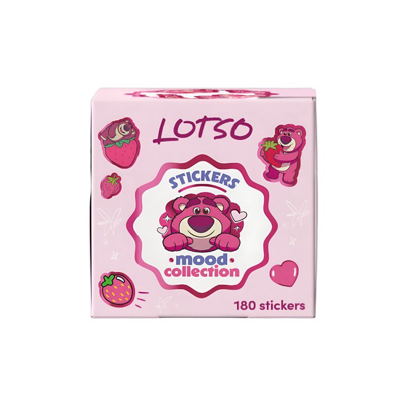 Rollo De Stickers En Caja Lotso