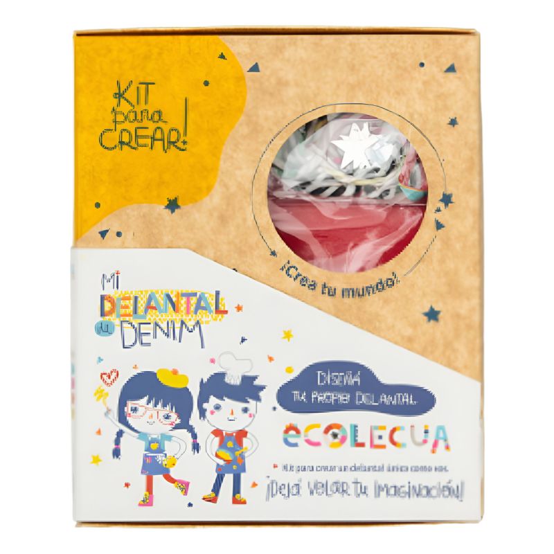 Kit Para Crear Mi Delantal De Denim