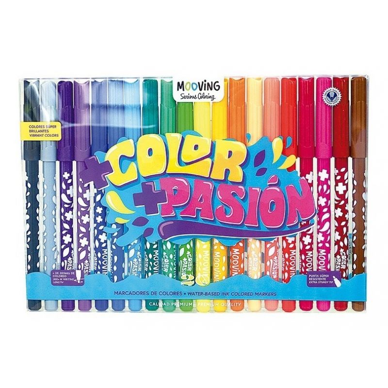 Marcadores Fibras De Colores X20 Coloring 