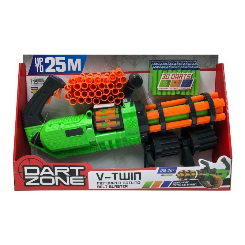 Pistola Ametralladora Lanza Dardos Dart Zone V-twin
