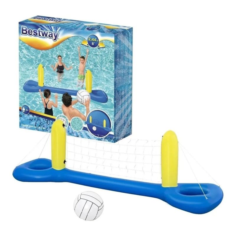 Set Juego Voleyball Inflable Y Pelota