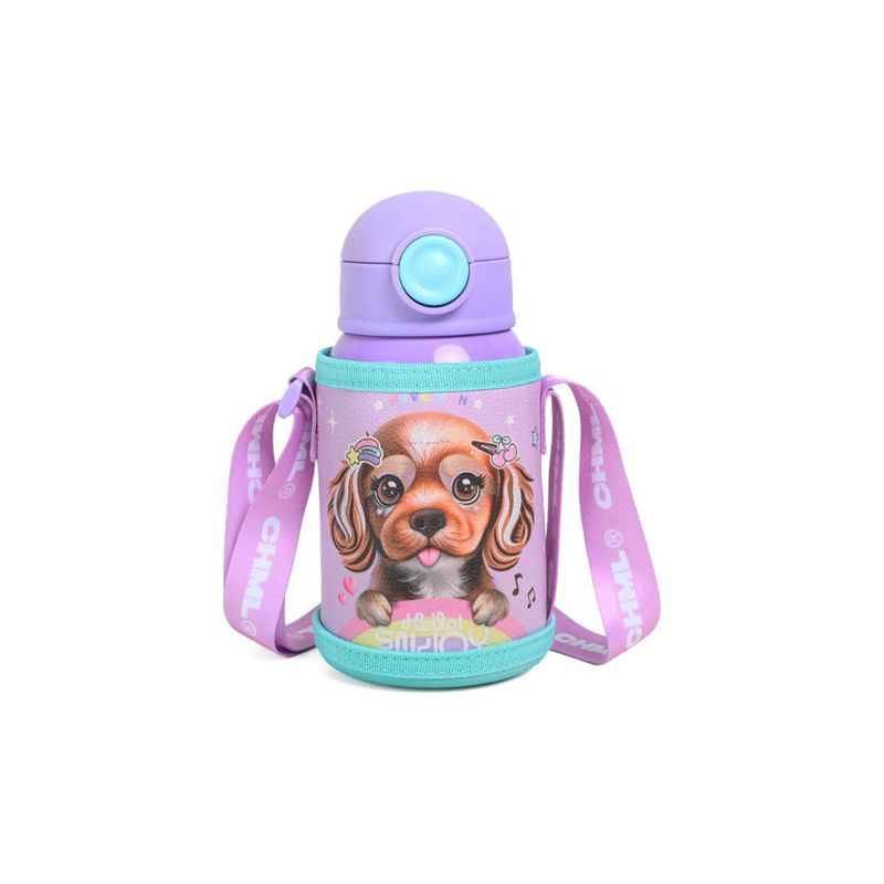 Botella Acero Inoxidable Con Funda Dog