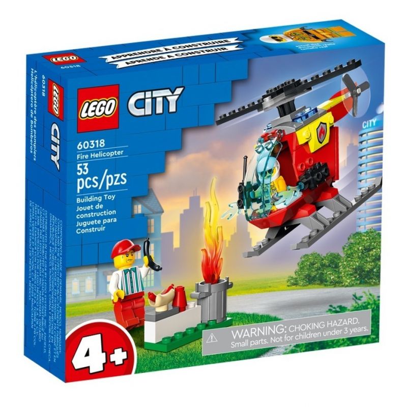 Lego City Helicoptero De Bomberos 60318