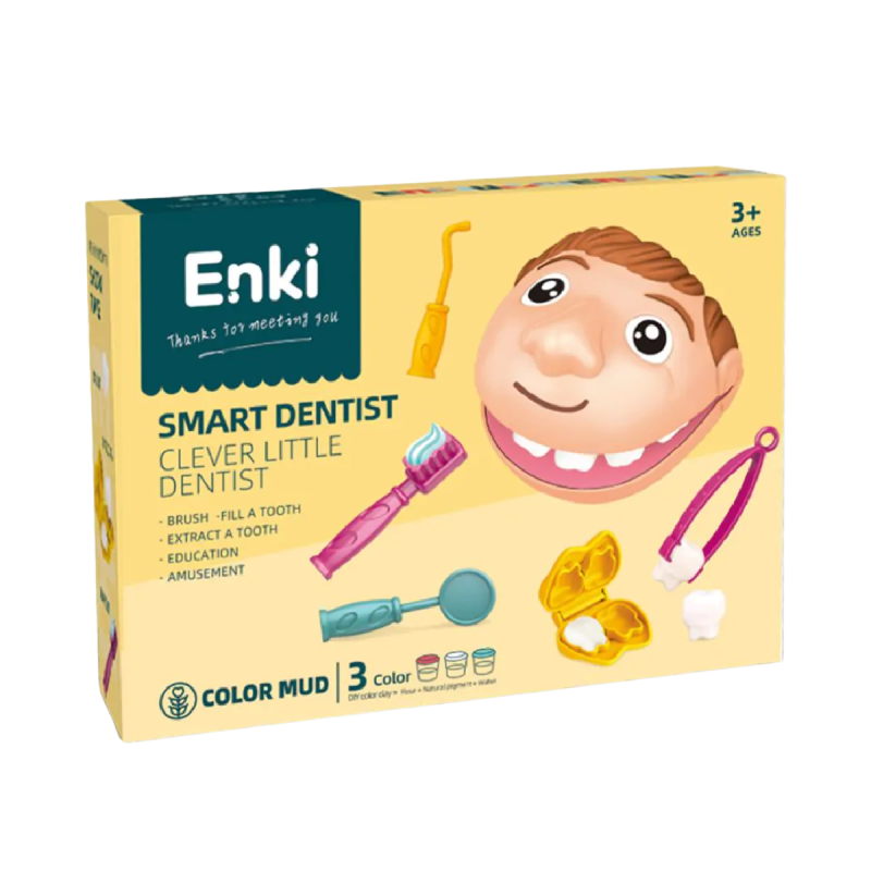 Set De Masas Mini Dentista 13 Piezas 