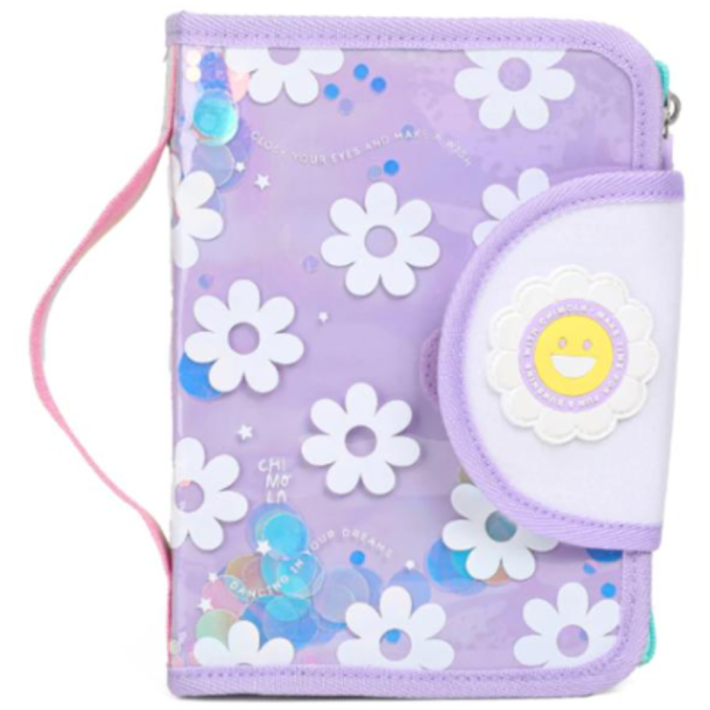 Cartuchera Completa Book Light purple