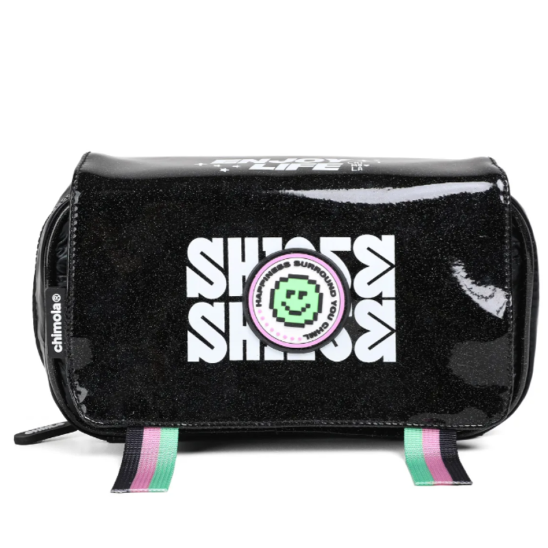 Cartuchera Shiny Blocks Black TR179