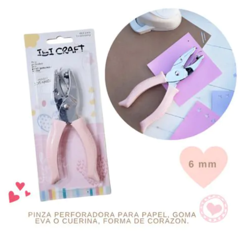 Perforadora Pinza Corazon 5mm 1/4 