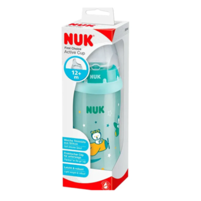 Vaso First Choice Active Cup Nuk 300ml Verde