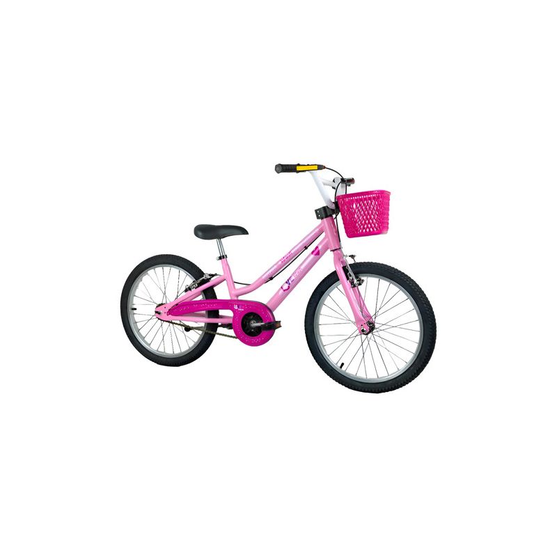 Bicicleta Con Canasto R20 Rosa 3507