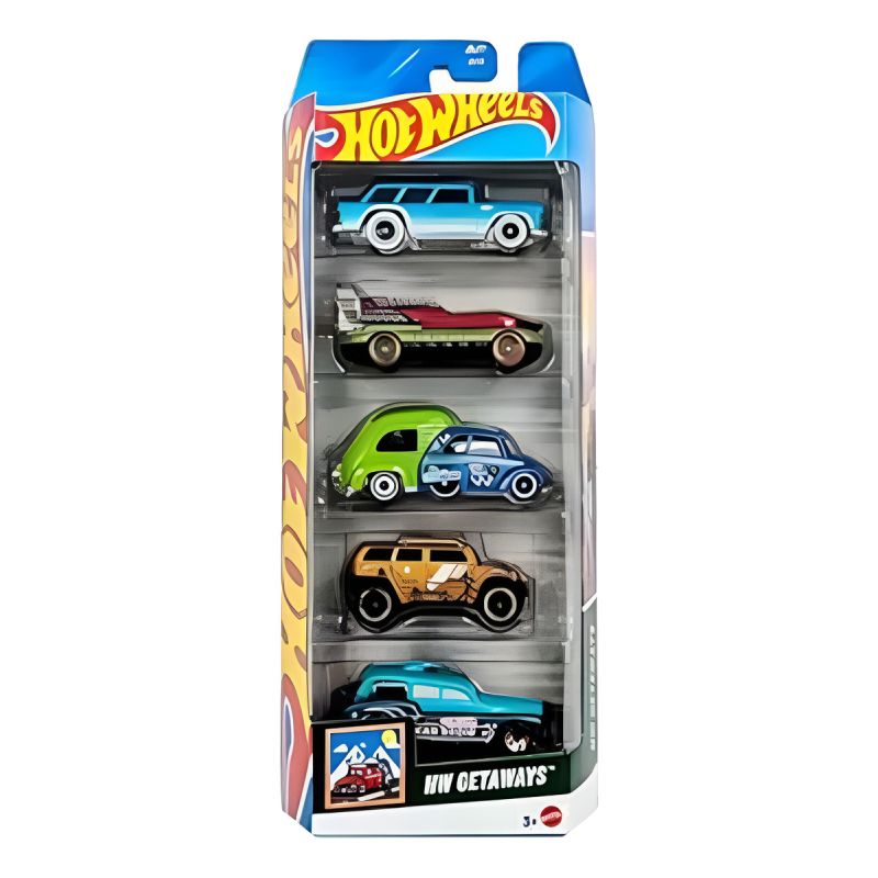 Autos Pack x5 Hw Getaways