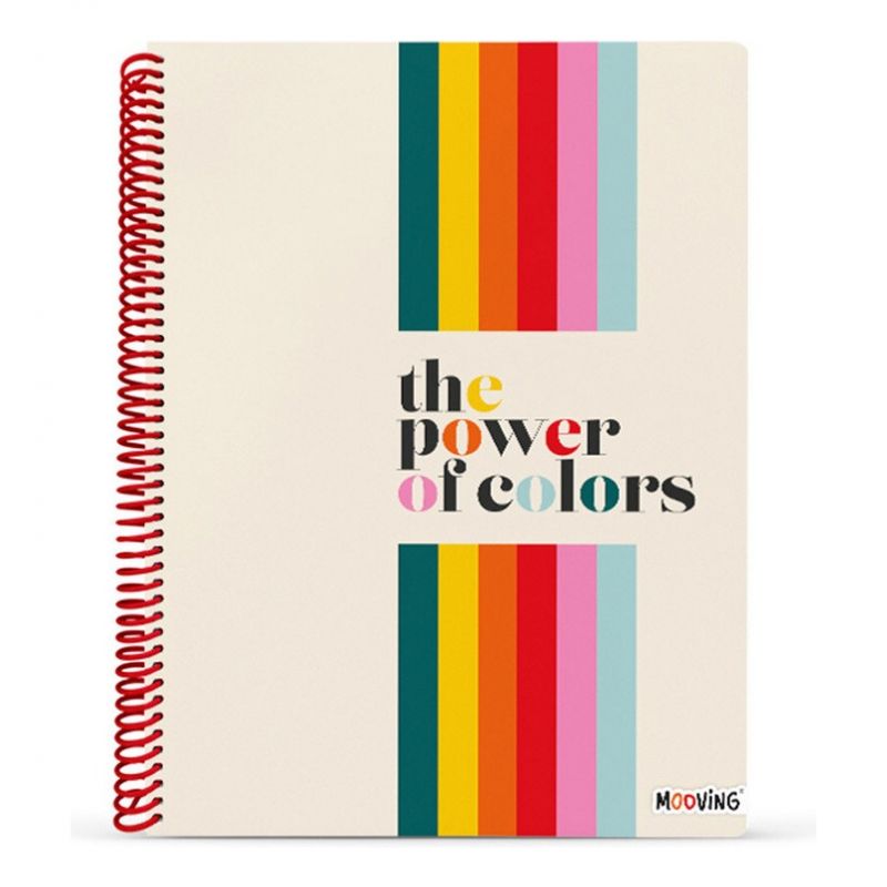 Cuaderno Universitario A4 Rayado - The Power Of Colors