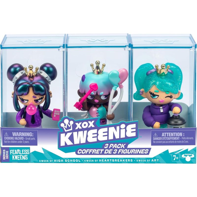 Pack X3 Muñecas Series Kweens Fearless