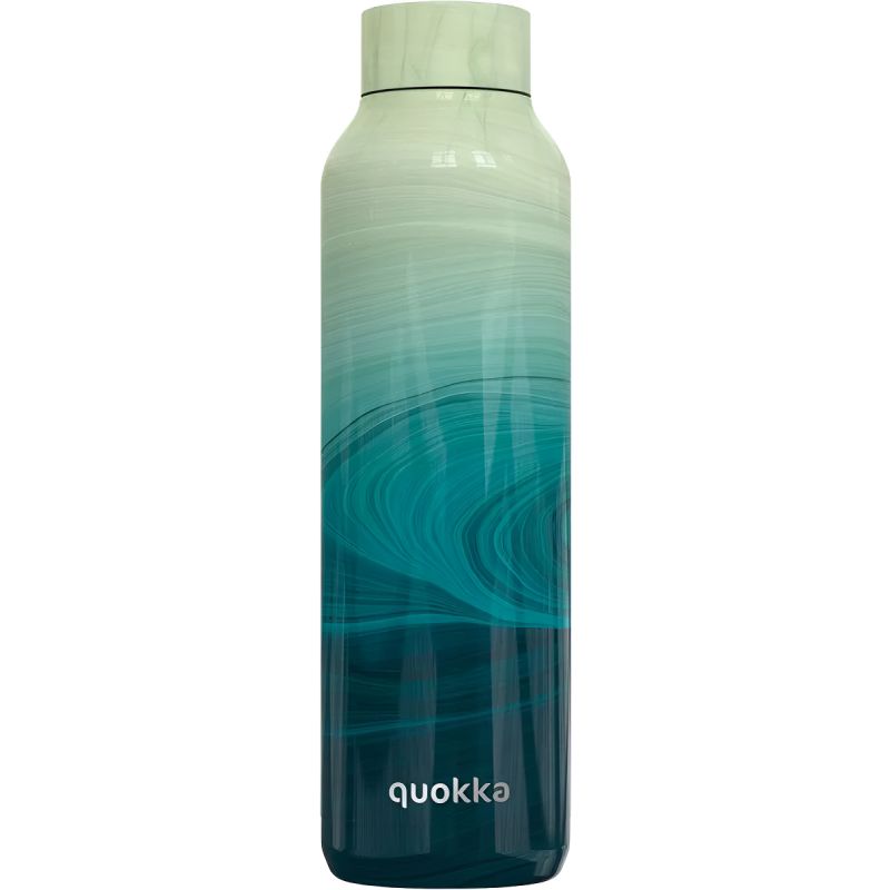 Botella Termica Acero 630ml Verde- Azul