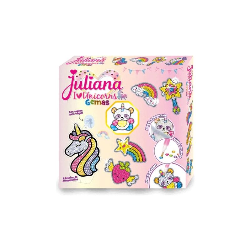 Juliana I Love Unicorns Gemas Sticker