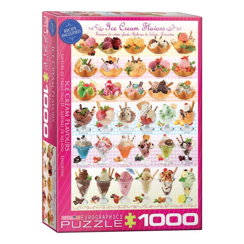 Puzzle 1000 Piezas Ice Cream Flavors