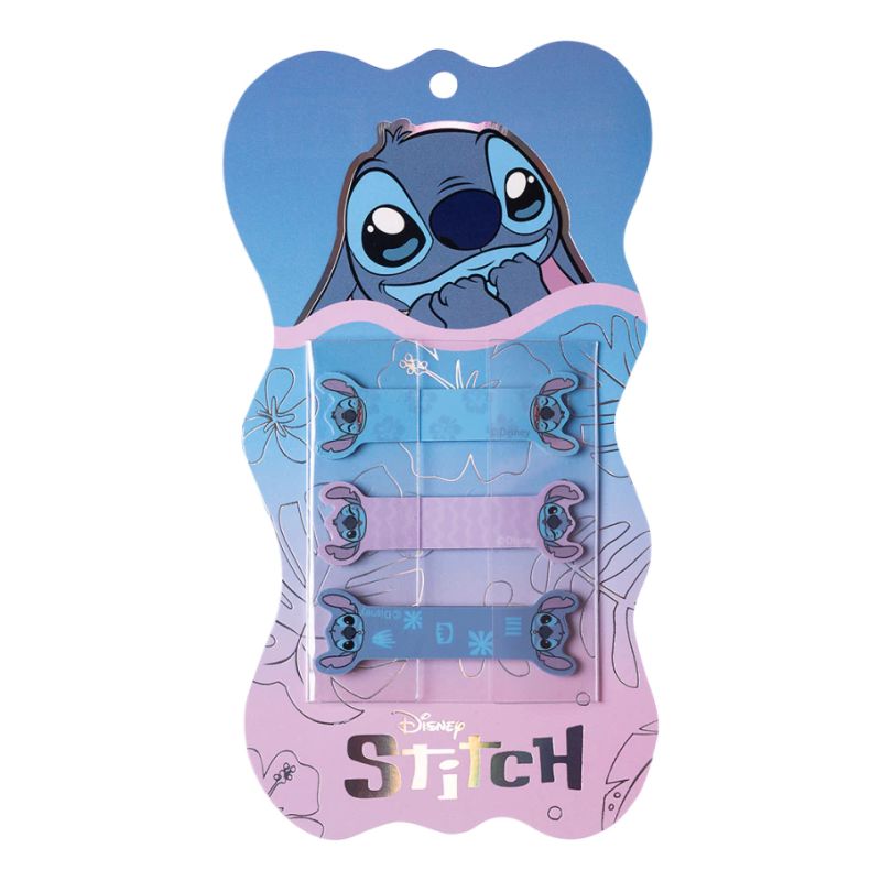 Etiquetas Notas Banderitas Stitch 