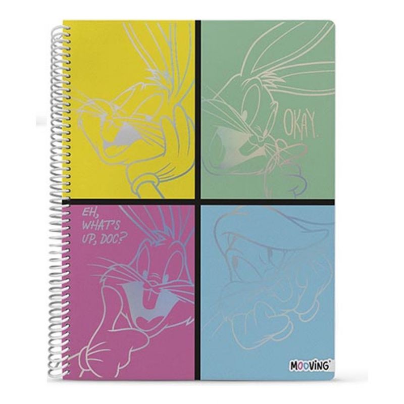 Cuaderno Universitario A4 Rayado - Looney Tunes