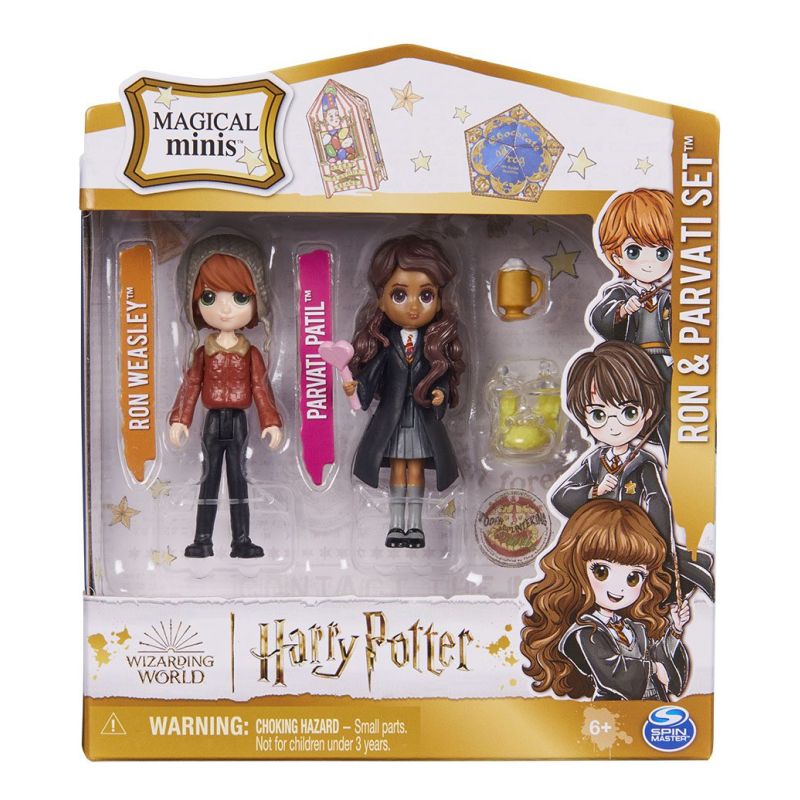 Mini Figuras Ron & Parvati Wizarding World