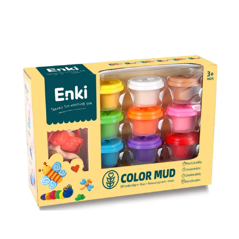 Set De Masas Multicolor X9 En Potes